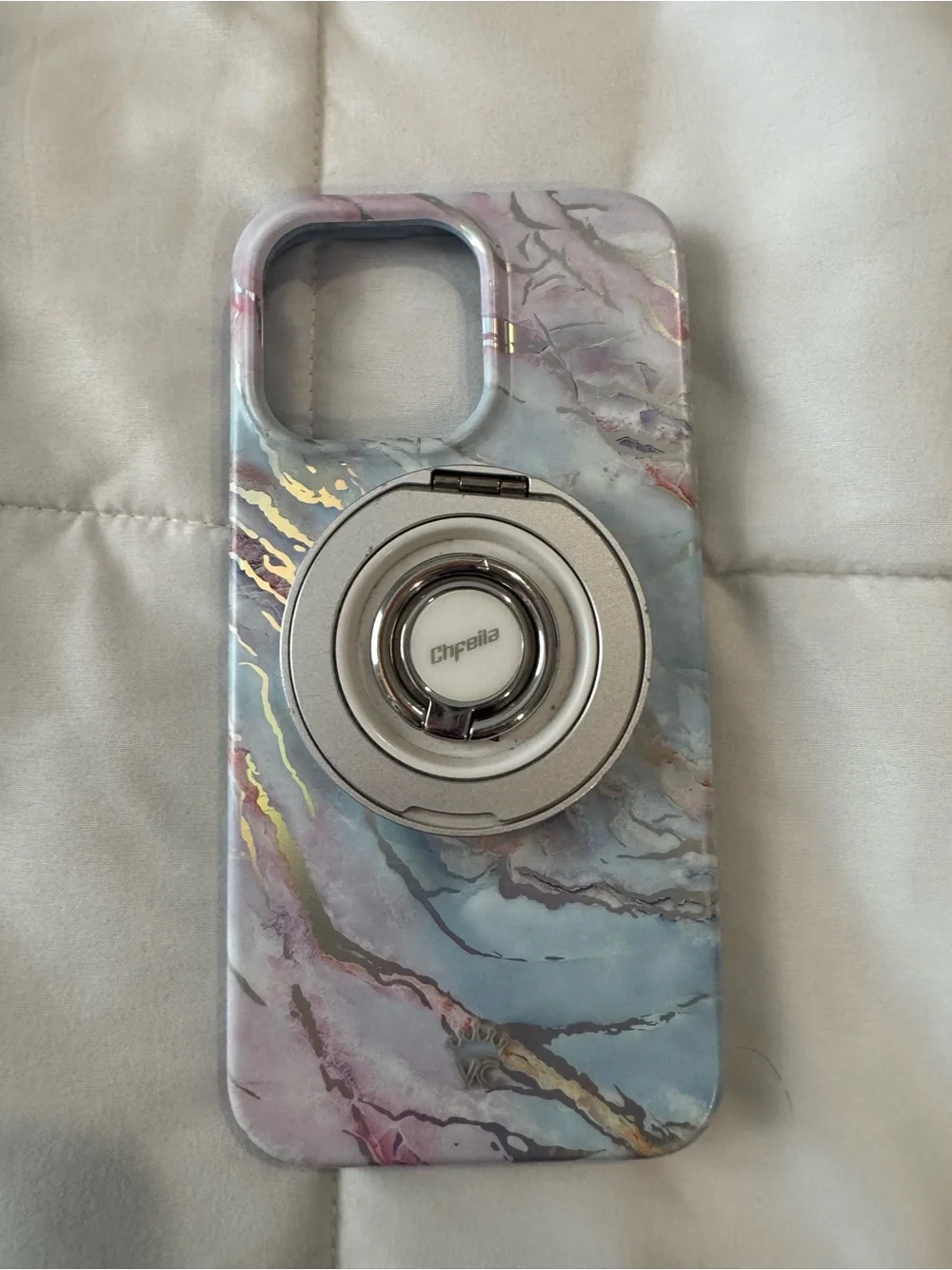 Apple iPhone 15 ProMax Case Set Black Leopard & Pink Marble with Gold Veining